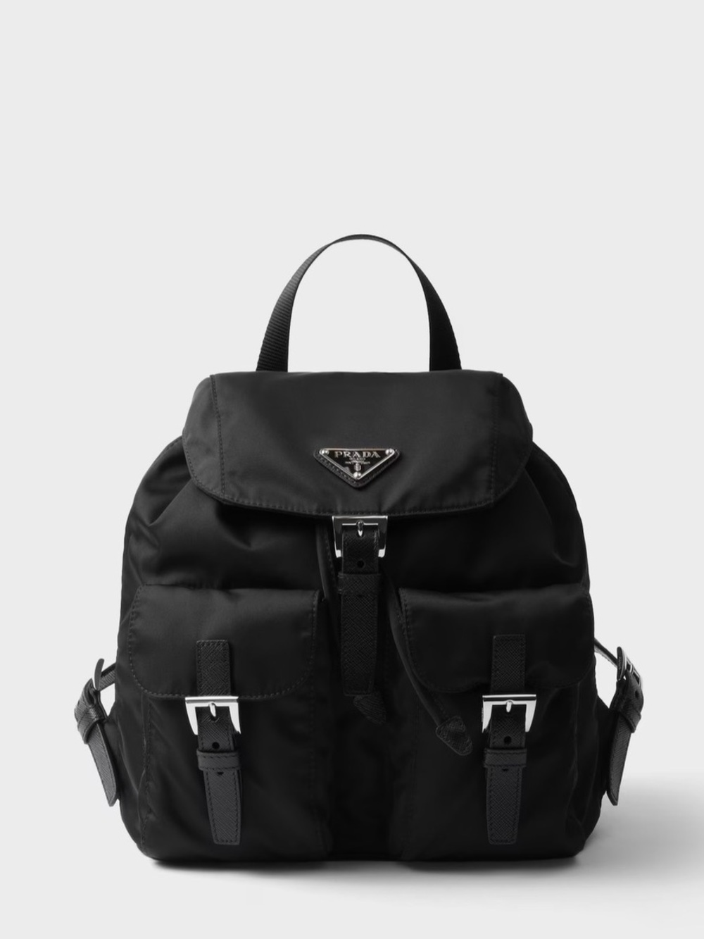 Prada Black Nylon Backpack